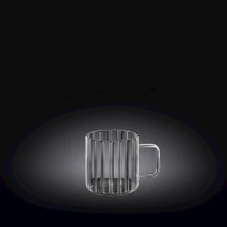 Чашка Wilmax 888612/A, 100 мл, стекло, прозрачная Чашка Wilmax 888612/A, 100 мл, стекло, прозрачная