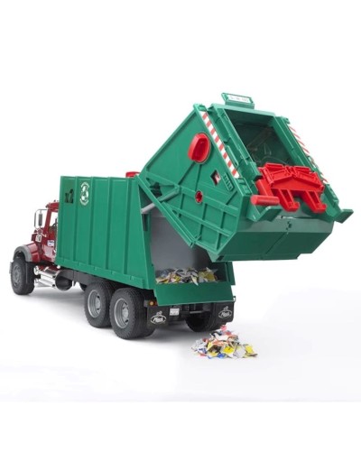 Zibil maşını Bruder, plastik, rəngbərəng, 20.8x28.1x70.8 sm, 5 yaşdan