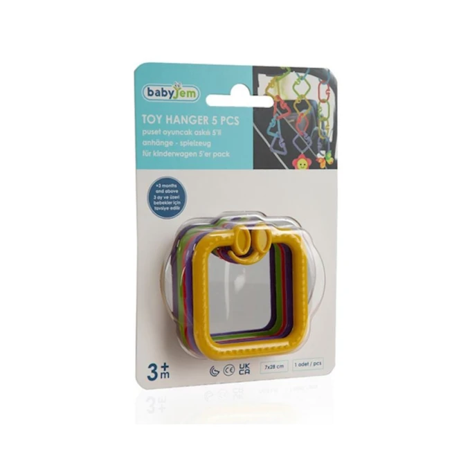 Вешалка для игрушек BabyJem, квадрат, Разноцветный