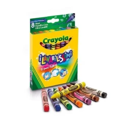 Набор мелков Crayola Ultra-Clean Washable Large Crayons, 8 шт