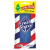 Ароматизатор для автомобиля Little Trees Vent Wrap Fresh Shave, 4 шт