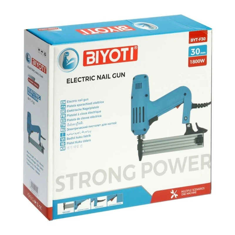 Elektrik stepler Biyoti BYT-F30, 1800 Vt, 30 mm, mismar tip 47 Elektrik stepler Biyoti BYT-F30, 1800 Vt, 30 mm, mismar tip 47