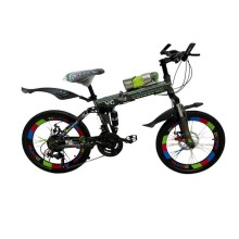 Uşaqlar üçün ikitəkərli velosiped Velocruz, 20 sm, qara