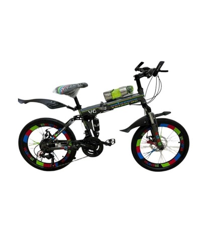 Uşaqlar üçün ikitəkərli velosiped Velocruz, 20 sm, qara