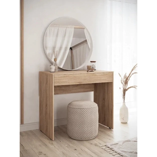 Туалетный столик Art Mebel 27, ламинат, 75х80х45 см, сонома