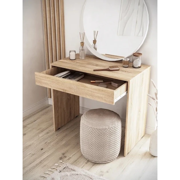 Туалетный столик Art Mebel 27, ламинат, 75х80х45 см, сонома