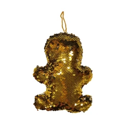 Елочная игрушка Miniso Gingerbread Man, золотистая