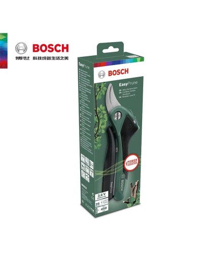 Bağban qayçısı BOSCH EasyPrune 0.600.8B2.000, akkumulyatorlu, 3.6V/230V, kəsim 25 mm - EasyPrune 0.600.8B2.000