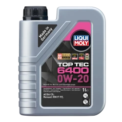 Моторное масло Liqui Moly Top Tec 6400 0W-20, 1 л
