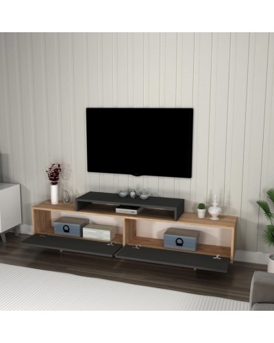 Tumba Ev Plus ev_12116056, LDSP, antrasit, qəhvəyi, 180x29.6x50.2 sm