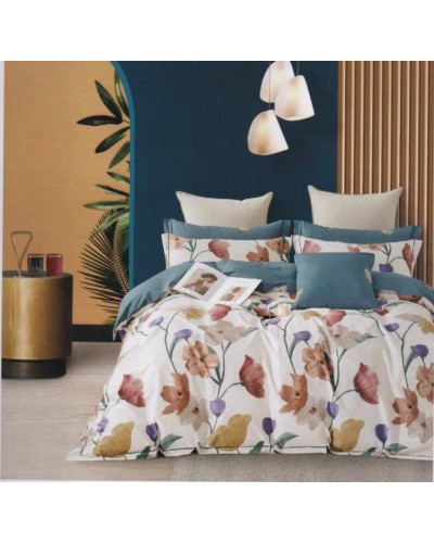 Yataq dəsti Saten, yorğan üzü 200x220 sm, çarşaf 260x240 sm, yastıq üzü 50x70 sm 2 ədəd, ikinəfərlik - TP-TK-251