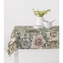 Скатерть Visatex Belise, хлопок, разноцветная, 140x240 см