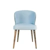Стул Samwood King Sky Blue, бук, голубой/серый, 85x54 см
