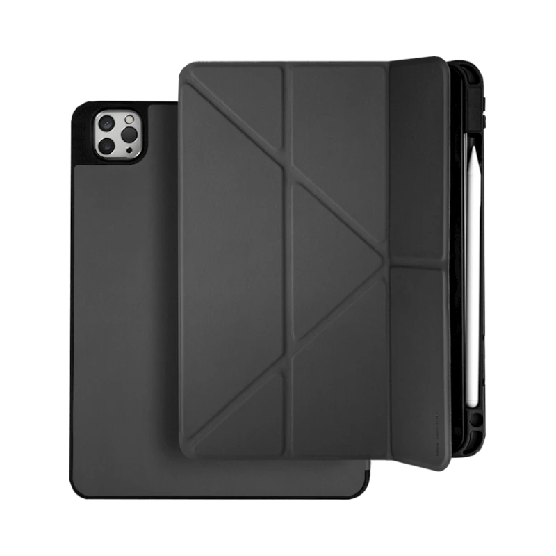 Чехол для планшета Levelo Elegante Hybrid Leather Magnetic для iPad Pro 2024 Black (LVLELGP1324BK)