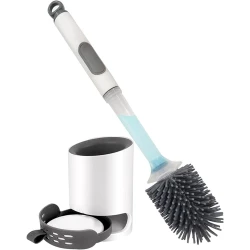 Ершик для унитаза LMYDIDO 10.5x45 см, пластик/cиликон, белый Ершик для унитаза LMYDIDO 10.5x45 см, пластик/cиликон, белый