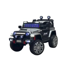 Uşaq elektrik avtomobili VL-KIDS-001, Jeep, boz/qara