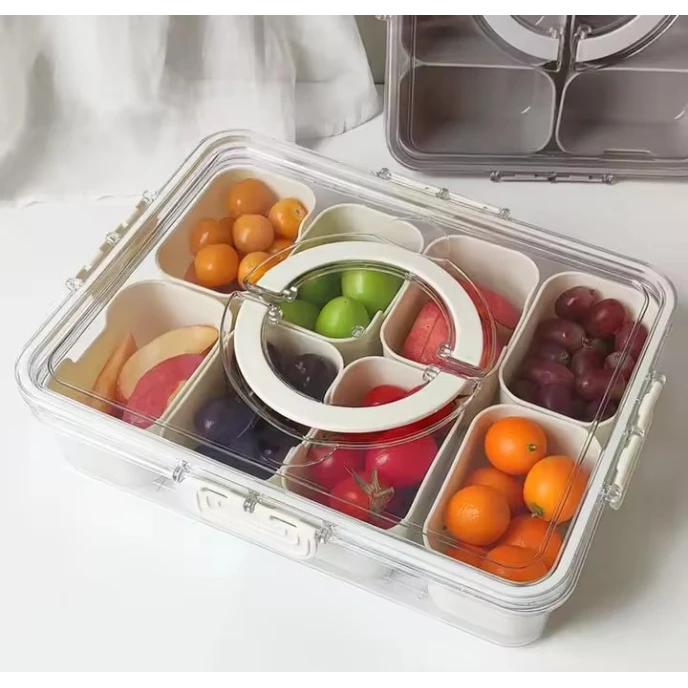 Контейнер для хранения продуктов в холодильнике / 8 отделений