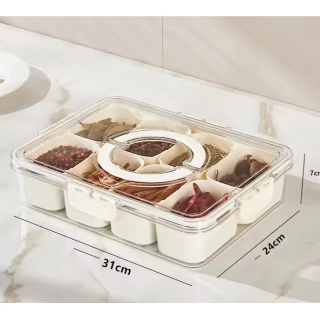 Контейнер для хранения продуктов в холодильнике / 8 отделений