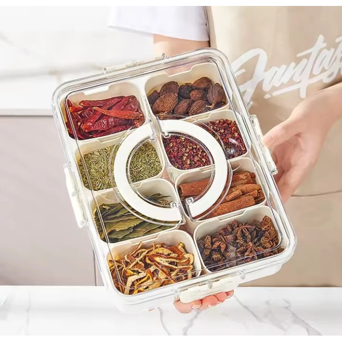 Контейнер для хранения продуктов в холодильнике / 8 отделений