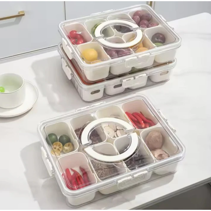 Контейнер для хранения продуктов в холодильнике / 8 отделений