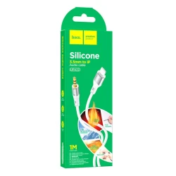 Kabel Hoco UPA22 Lightning to 3.5 mm White 1 m