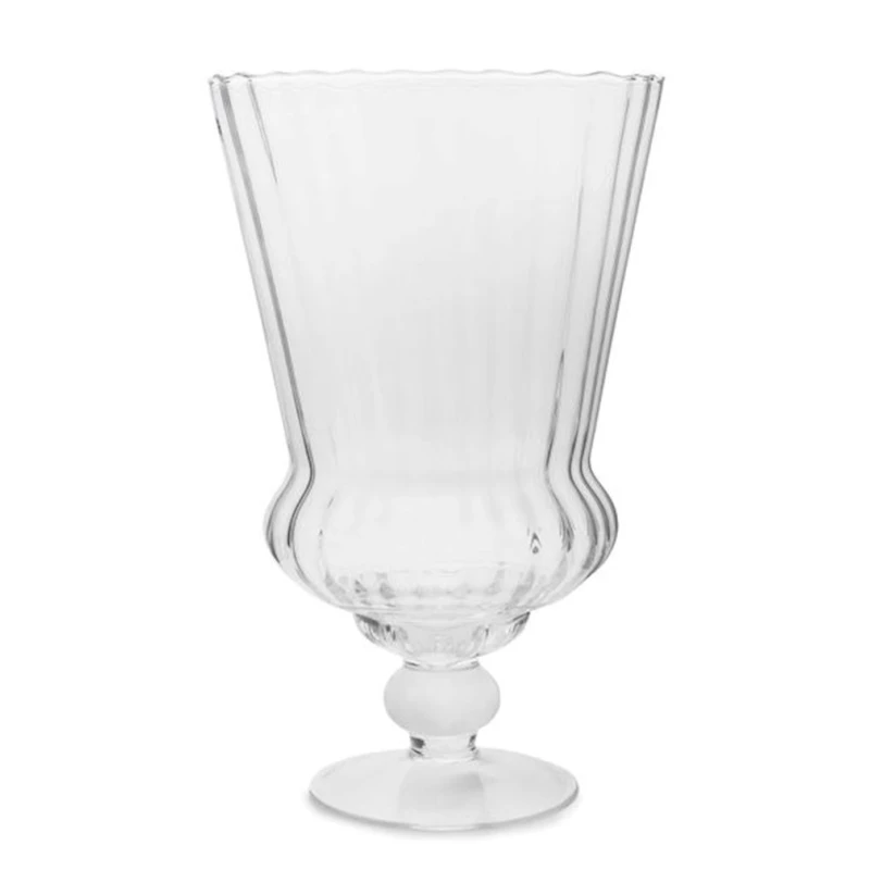 Dekorativ güldan Hom-me 104892, 39х24 sm, şüşə, şəffaf