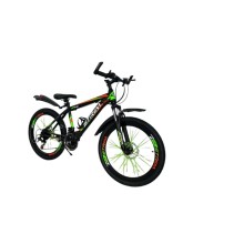 Dağ velosipedi Velostrim XT2600, yaşıl/narıncı, ölçü 24