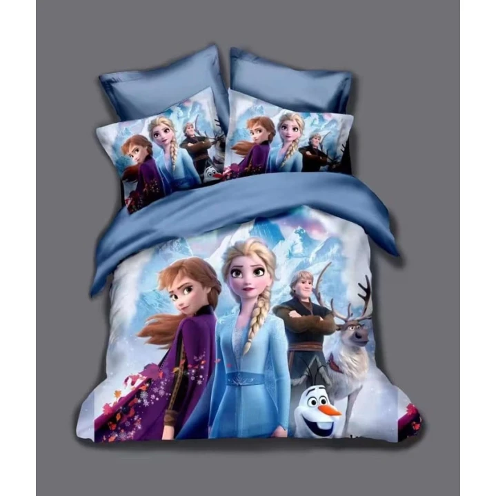 Комплект детского постельного белья MiraNova SF-482, пододеяльник 160х220 см, простыня 160х220 см, наволочки 50х70 см, разноцветный