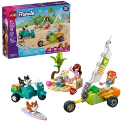 Konstruktor LEGO Friends Surfing Dogs and Scooter Adventure 42641, 113 parça, 6 yaşdan