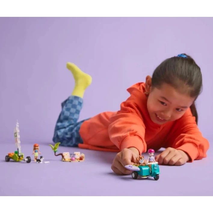 Конструктор LEGO Friends Surfing Dogs and Scooter Adventure 42641, 113 деталей, от 6 лет