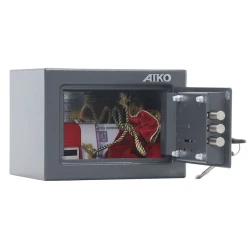 Офисный сейф AIKO T 140, ключевой, серый