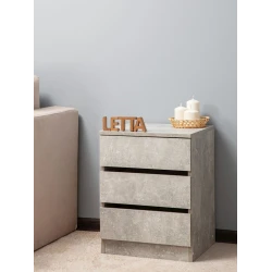 Тумба прикроватная ЛДСП, cерая, 53х38х41 см Тумба прикроватная ЛДСП, cерая, 53х38х41 см