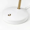 Настольный светильник IKEA Isnalen, пластик/сталь/латунь, 37 см, белый Настольный светильник IKEA Isnalen, пластик/сталь/латунь, 37 см, белый
