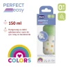 Бутылка для кормления Chicco Perfect Easy, пластик, зеленая, 150 мл, 0+ мес