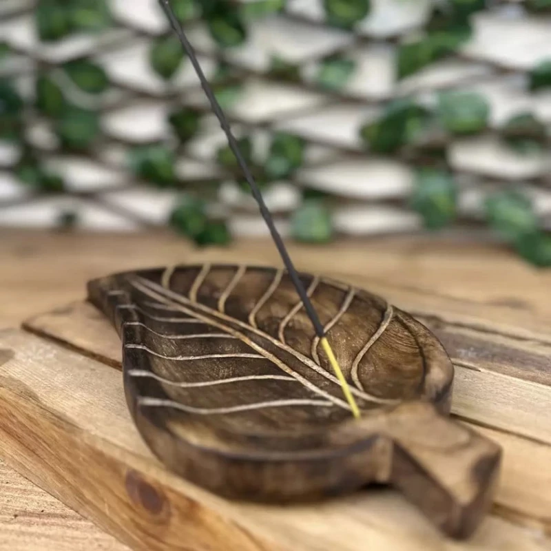 Подставка для благовоний Yarpaq KCT01, дерево, 20 см Подставка для благовоний Yarpaq KCT01, дерево, 20 см