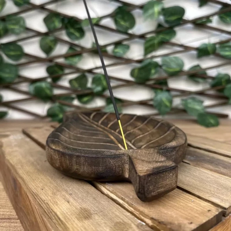 Подставка для благовоний Yarpaq KCT01, дерево, 20 см Подставка для благовоний Yarpaq KCT01, дерево, 20 см