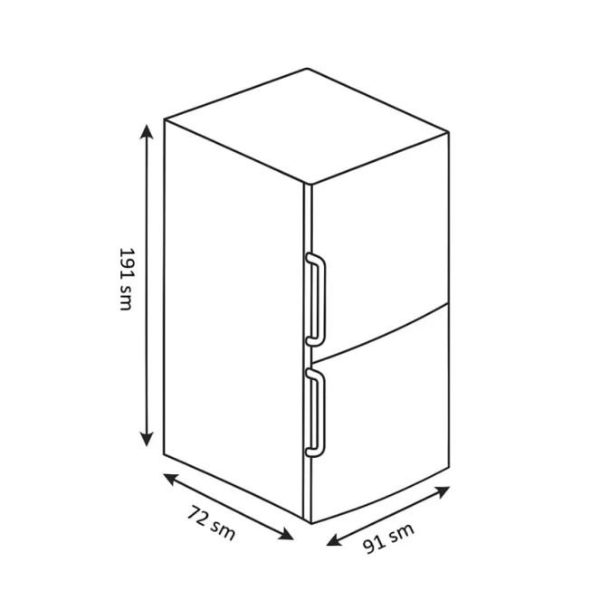 Холодильник Eurolux EU-RF74HNF-2GS