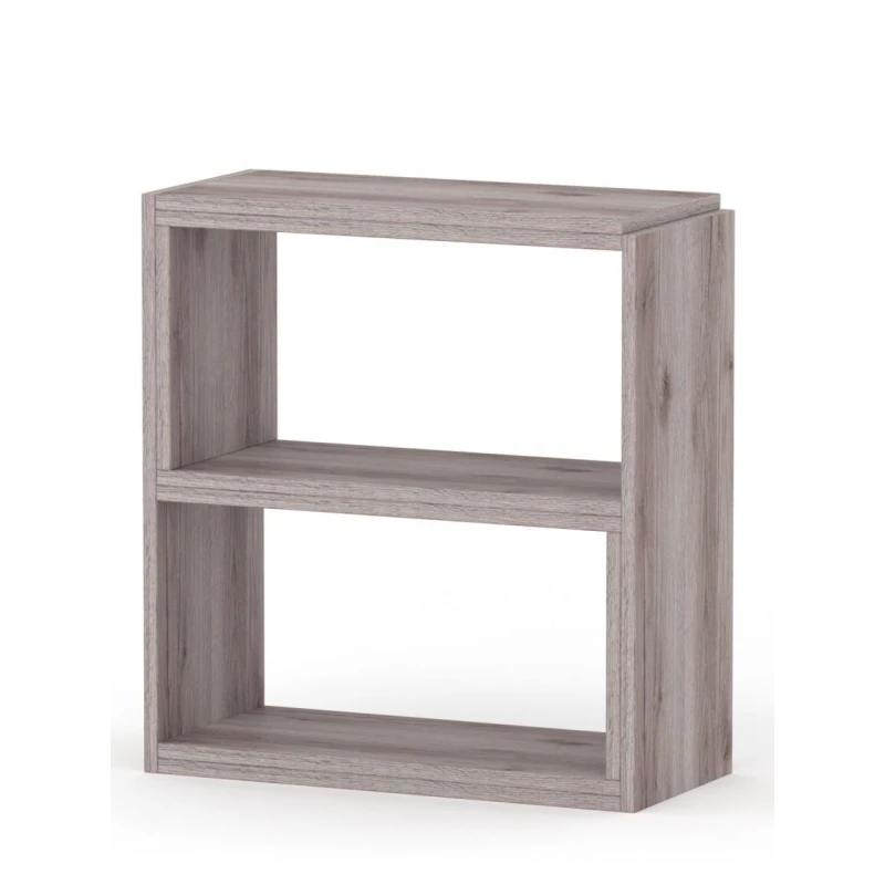 Тумба под ТВ 3563_StellajTranSmalGrey, 55x59.6x25 см, ЛДСП, серая