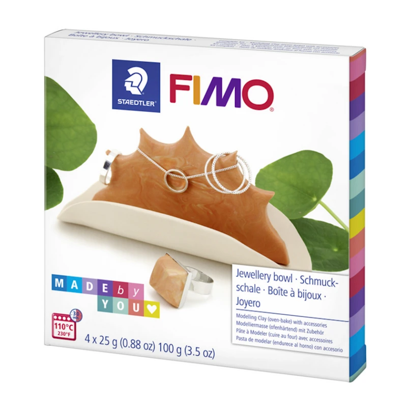 Yapma üçün dəst Staedtler Fimo Soft Jewellery Bowl 4 rəng