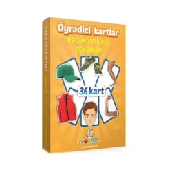 Набор карточек Mestan обучающий, Части тела, одежда, с 3 лет, картон, разноцветный Набор карточек Mestan обучающий, Части тела, одежда, с 3 лет, картон, разноцветный