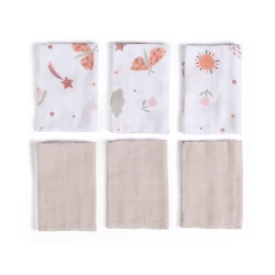 Salfet dəsti Funna baby Sunny Beige, 30x30 sm, 6 əd