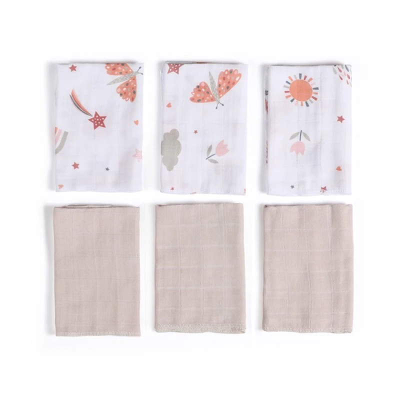 Набор салфеток Funna baby Sunny Beige, 30x30 см, 6 шт