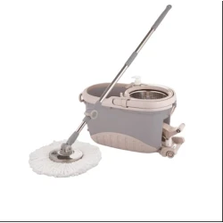 Набор для чистки швабры с педалью Limon, серый