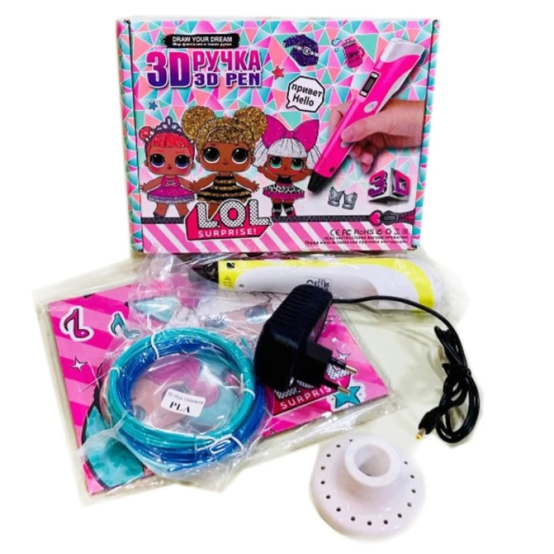 3D-ручка SH-26, розовая, пластик, горячая печать, 1.75 мм 3D-ручка SH-26, розовая, пластик, горячая печать, 1.75 мм