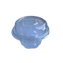 Dondurma üçün birdəfəlik qab dəsti qapaq ilə Loyal 5068118950, karton, şəffaf, 10+10.5x5.335+2.835 sm, 250 ml, 1000 əd