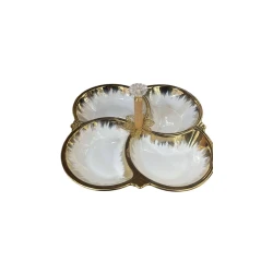 Менажница MagiDeal SE104, белая/золотистая Менажница MagiDeal SE104, белая/золотистая