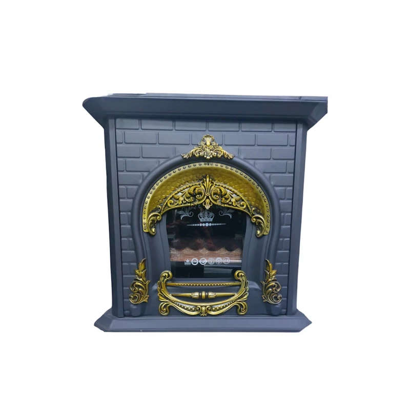 Печь-камин Behkaran Ks0161, металл/бронза, черный/золотистый, 92x88x36 см Печь-камин Behkaran Ks0161, металл/бронза, черный/золотистый, 92x88x36 см