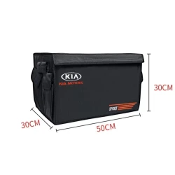 Автомобильный органайзер KIA, черный, 3 отделения Автомобильный органайзер KIA, черный, 3 отделения