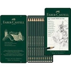 Набор карандашей Faber-Castell 9000 Art Set 8B-2H, 12 шт Набор карандашей Faber-Castell 9000 Art Set 8B-2H, 12 шт