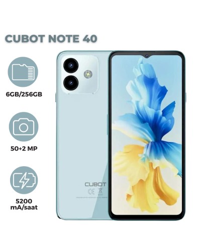 Smartfon Cubot Note 40 6GB/256GB Blue (6924136719732)